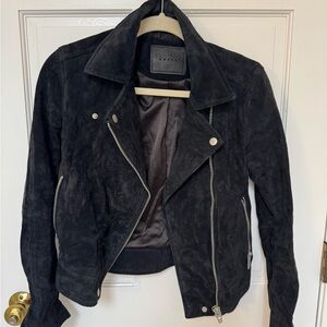 Blank NYC Black Suede Leather Jacket